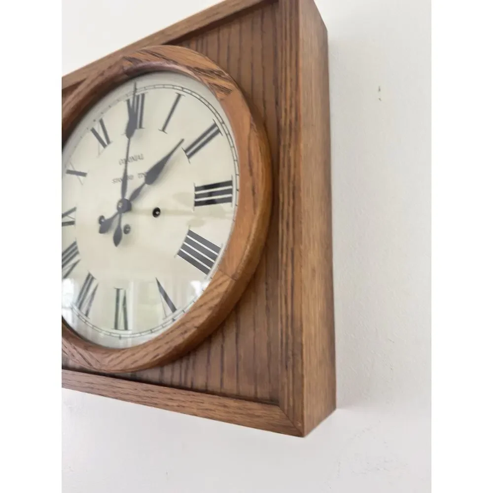 Colonial of Zeeland mechanical wall clock With Chime Key Wind ~ Tested Working